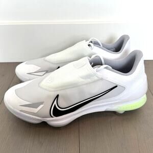 NEW Nike Force Zoom Trout 8 Pro Metal Baseball Cleats White/Black, Men's Size 13